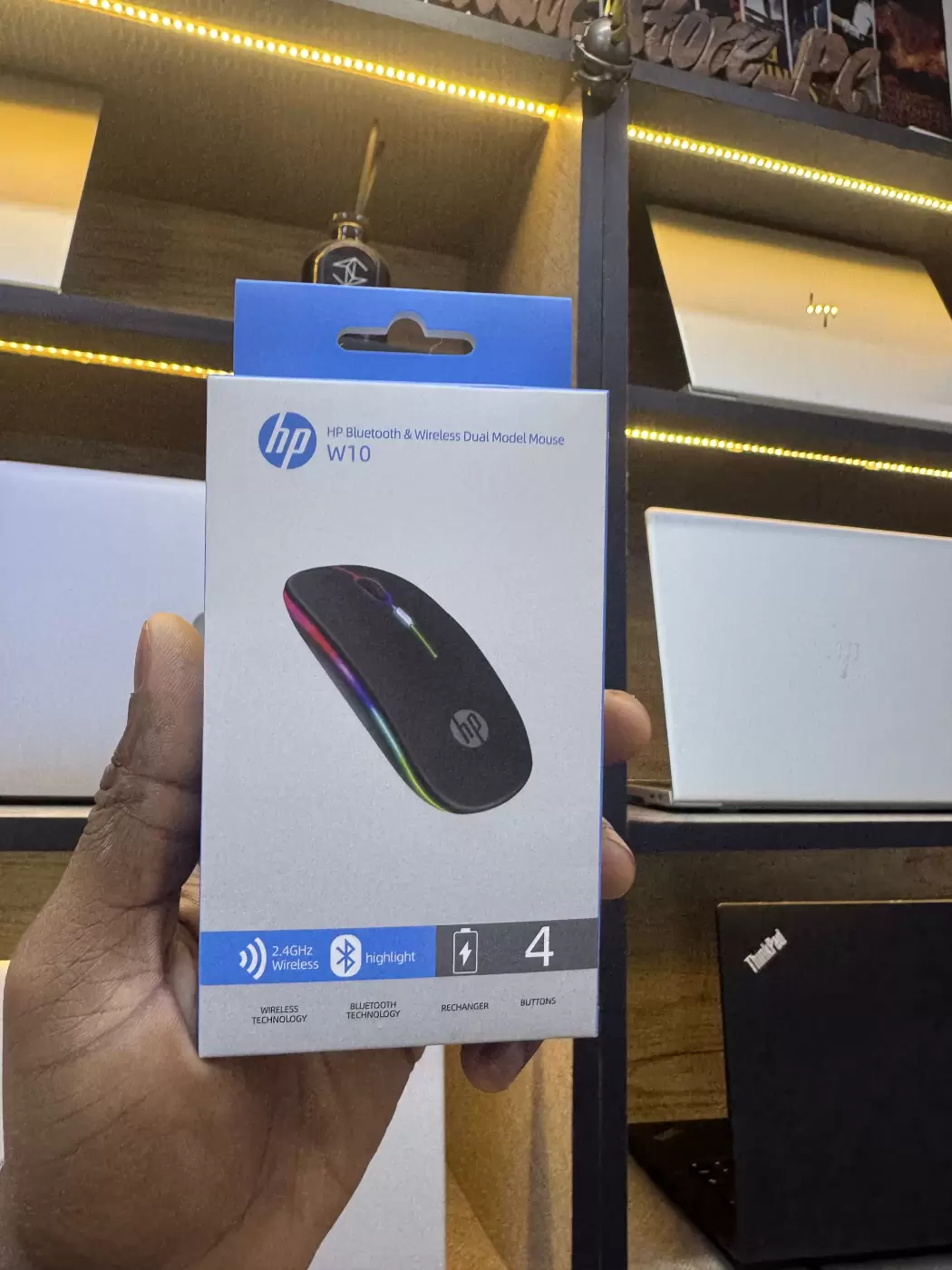 HP w10 Mouse WireLess &Bluetooth