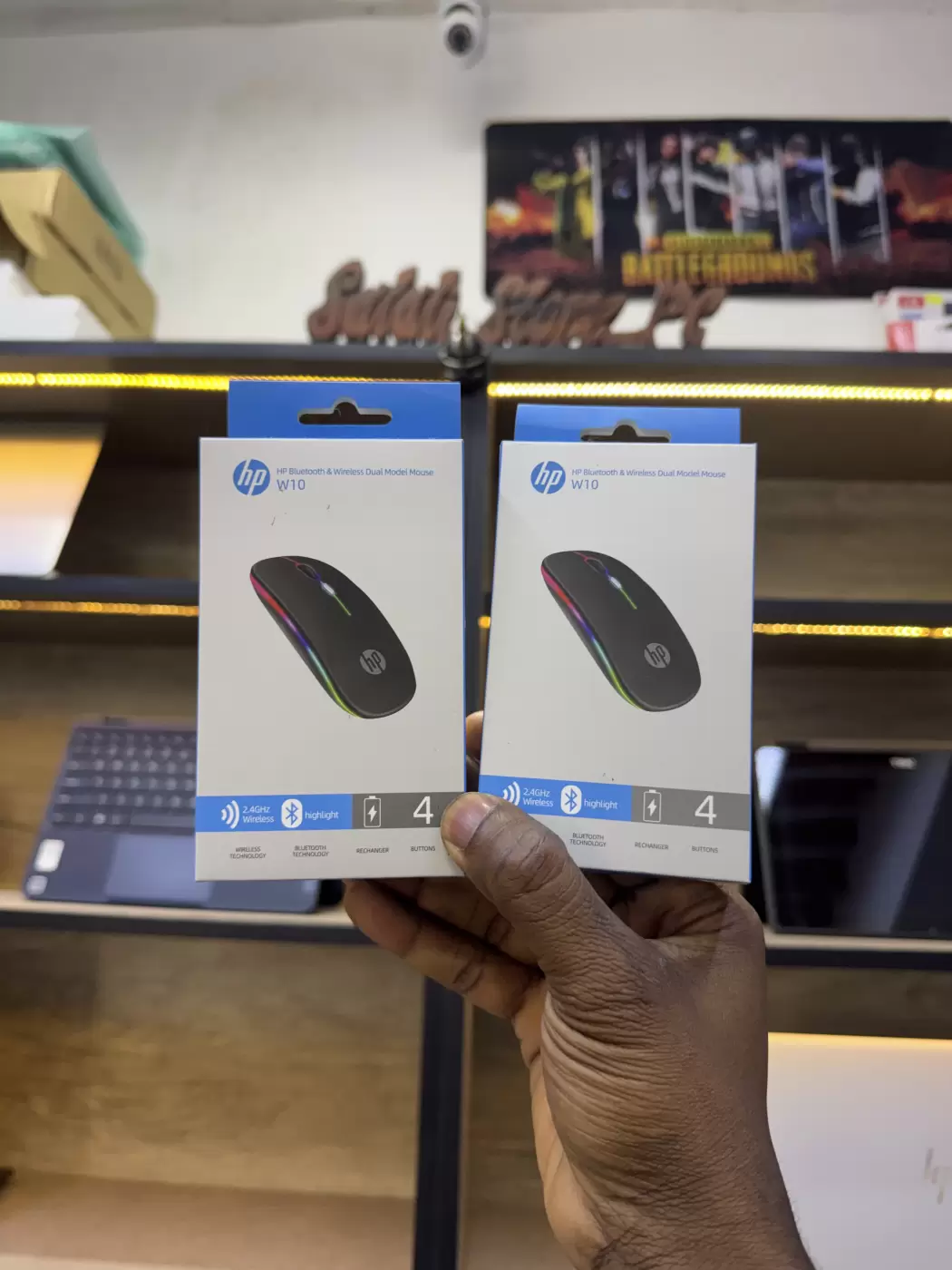 HP w10 Mouse WireLess &Bluetooth