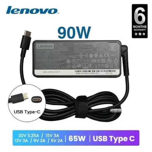 Lenovo 65W AC Power Adapter USB Type C Laptop Charger